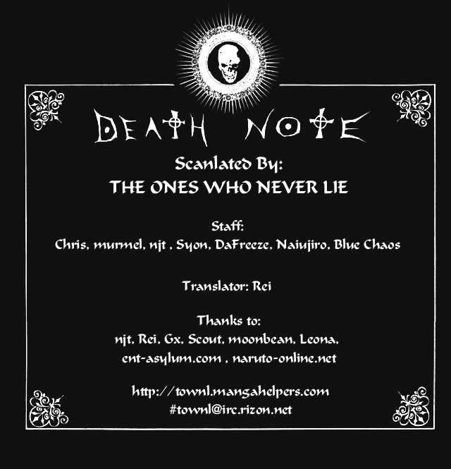 Read Death Note EN Manga Online