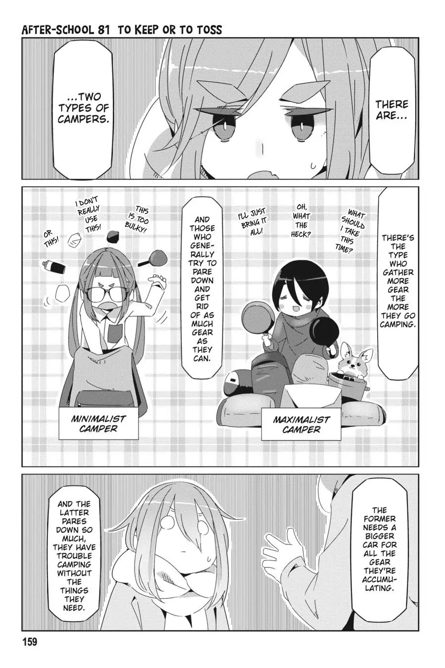 Read Laid-Back Camp EN Manga Online