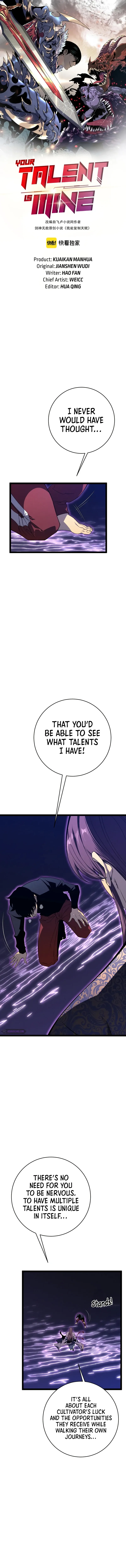 Read Your Talent is Mine EN Manga Online